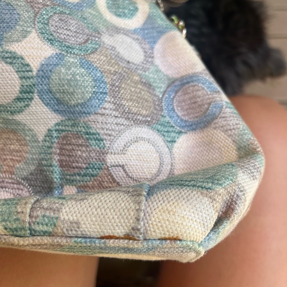 Blue C coach hand bag - Picture 6 of 6